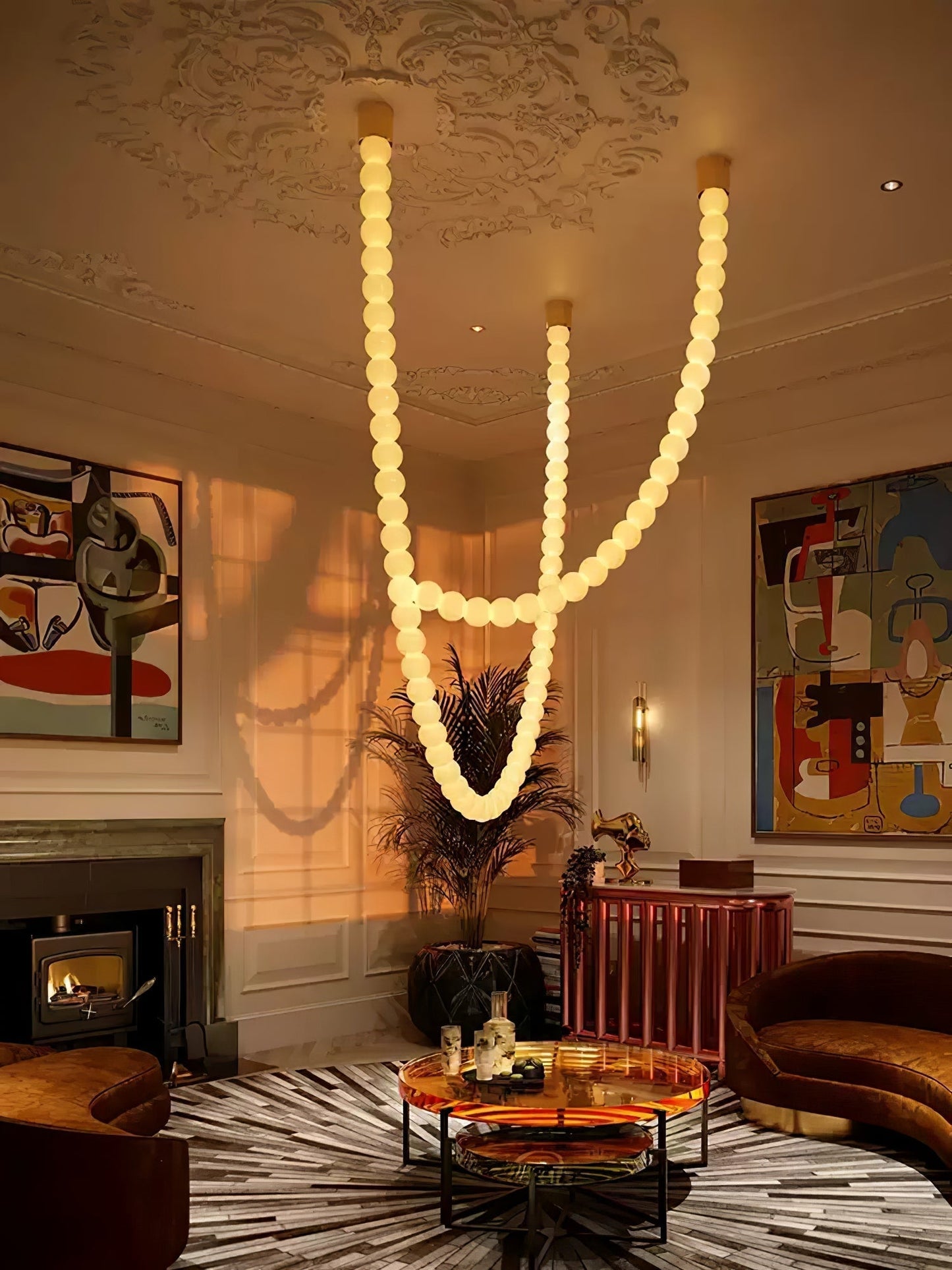 Pearl Necklace Balls Chandelier 1001 Chandelier
