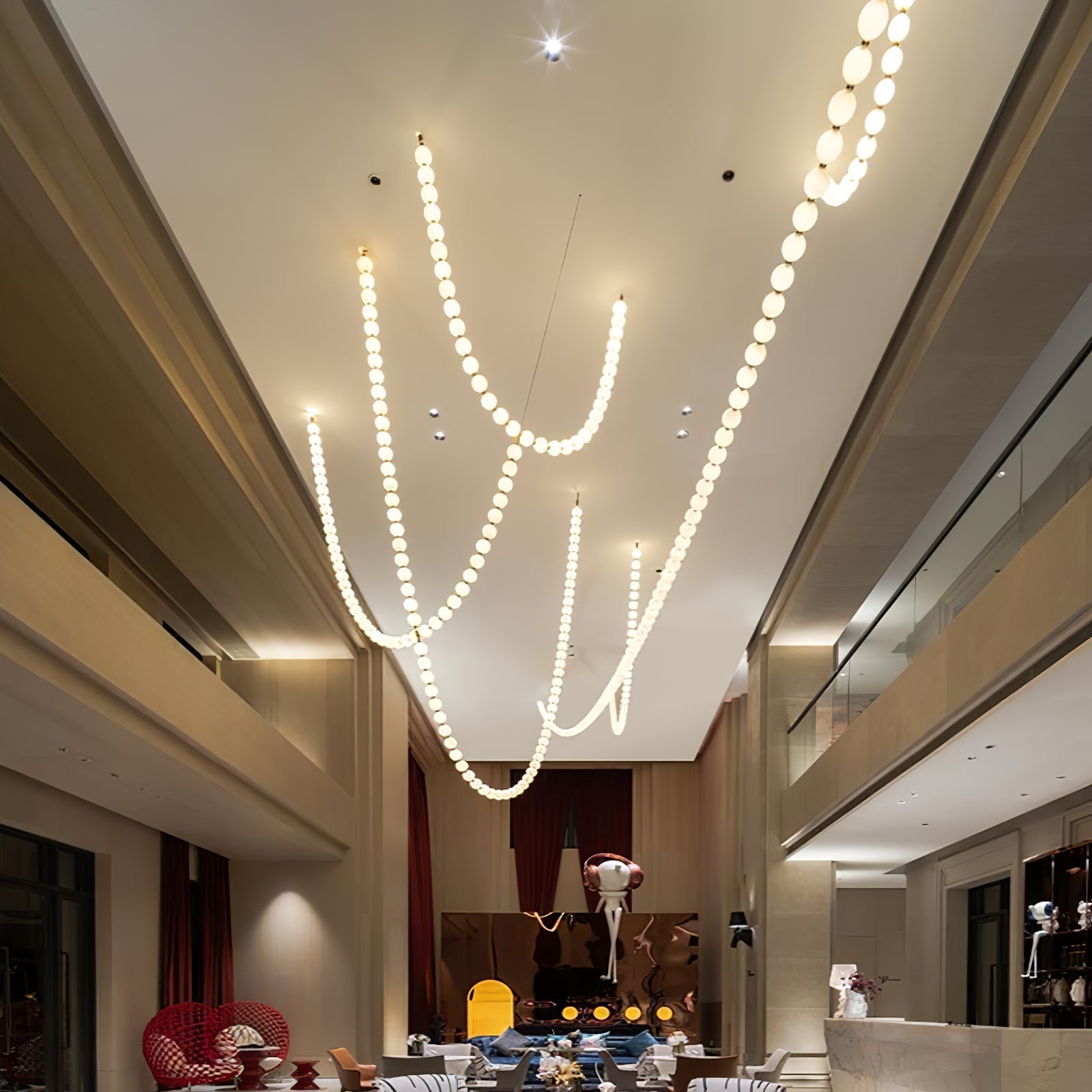 Pearl Necklace Balls Chandelier 1001 Chandelier