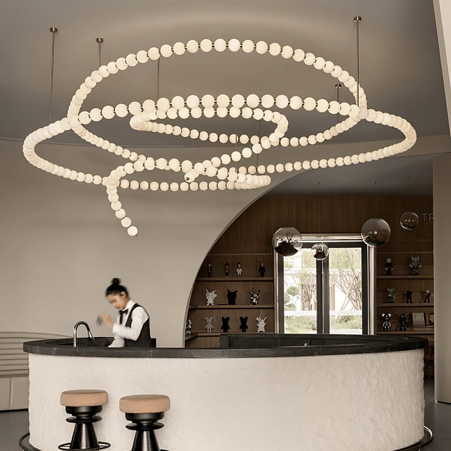Pearl Necklace Balls Chandelier 1001 Chandelier