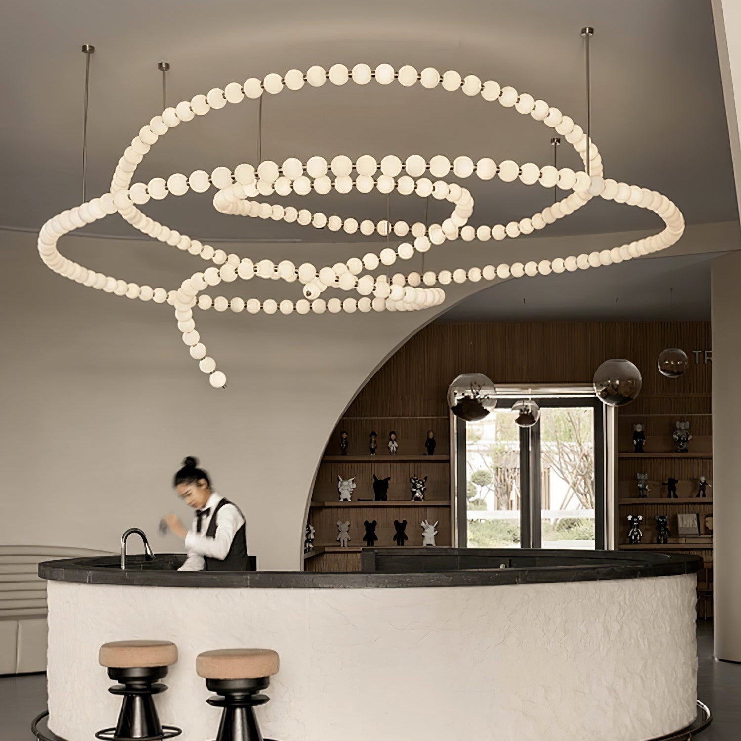 Pearl Necklace Balls Chandelier 1001 Chandelier
