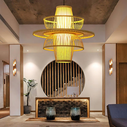 Handmade Sigyn Bamboo Pendant Lamp Pendant light