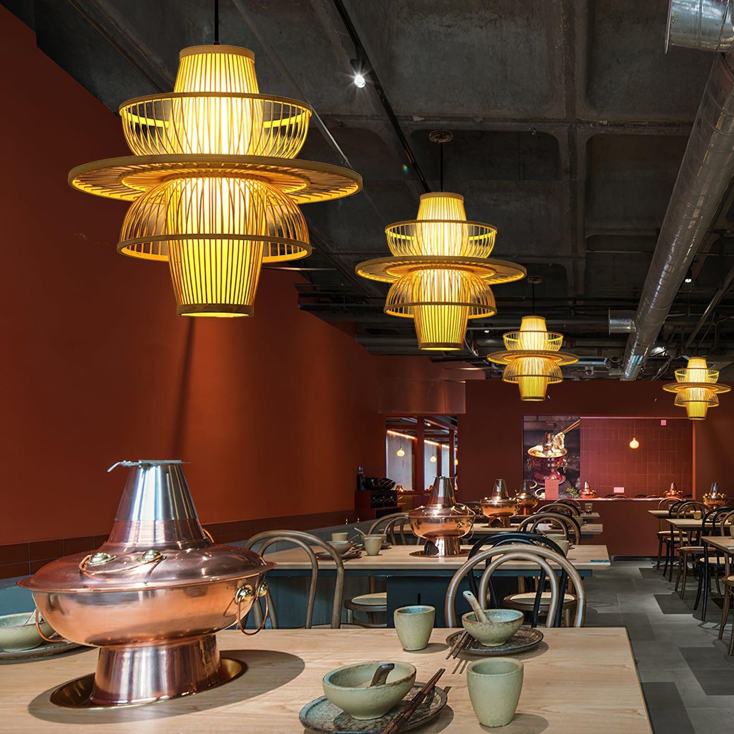 Handmade Sigyn Bamboo Pendant Lamp Pendant light