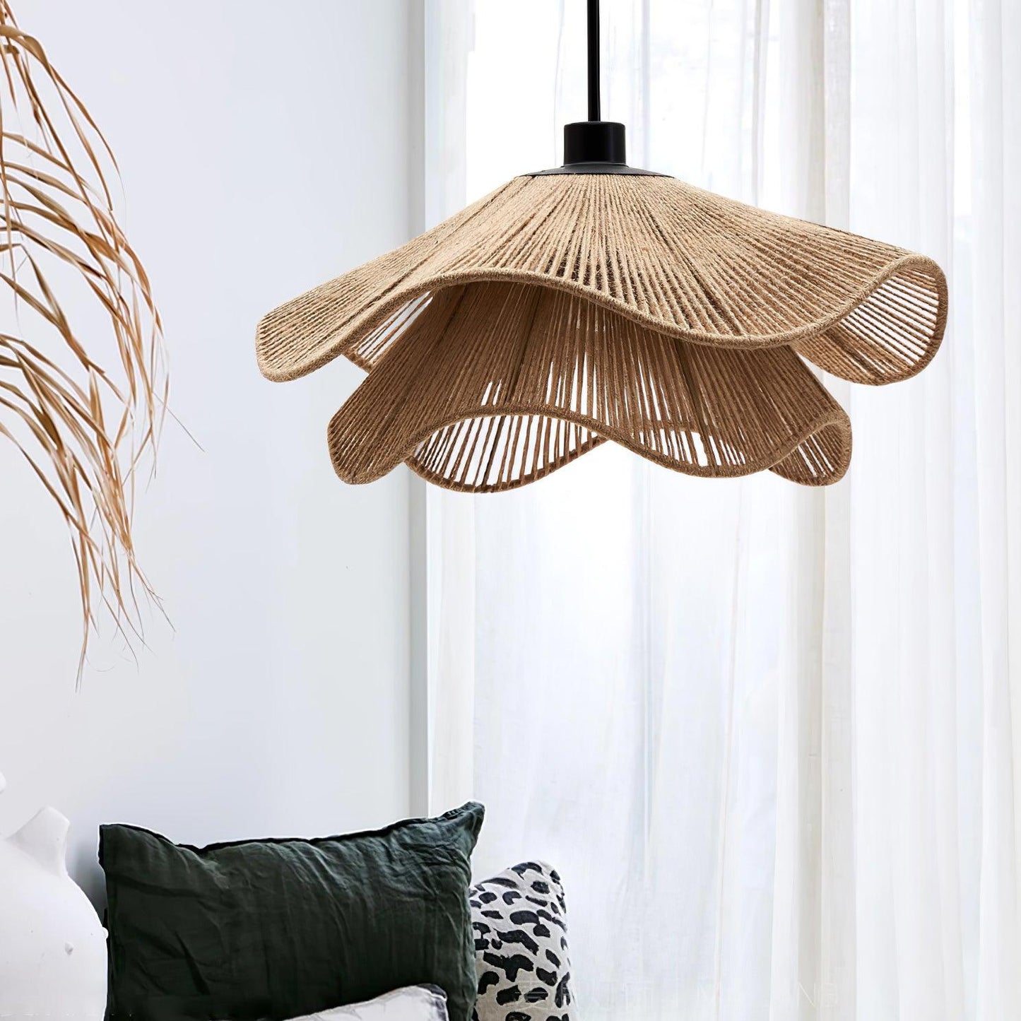 Handmade Straw Hat Pendant Lamp Pendant light