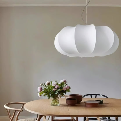 Oblate Silk Pendant Lamp Pendant light
