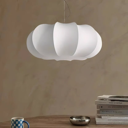 Oblate Silk Pendant Lamp Pendant light