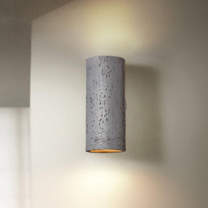 Hans Wall Lamp ? 3.9″ x H 9″/ Dia 10cm x H 23cm / Grey Wall lamp
