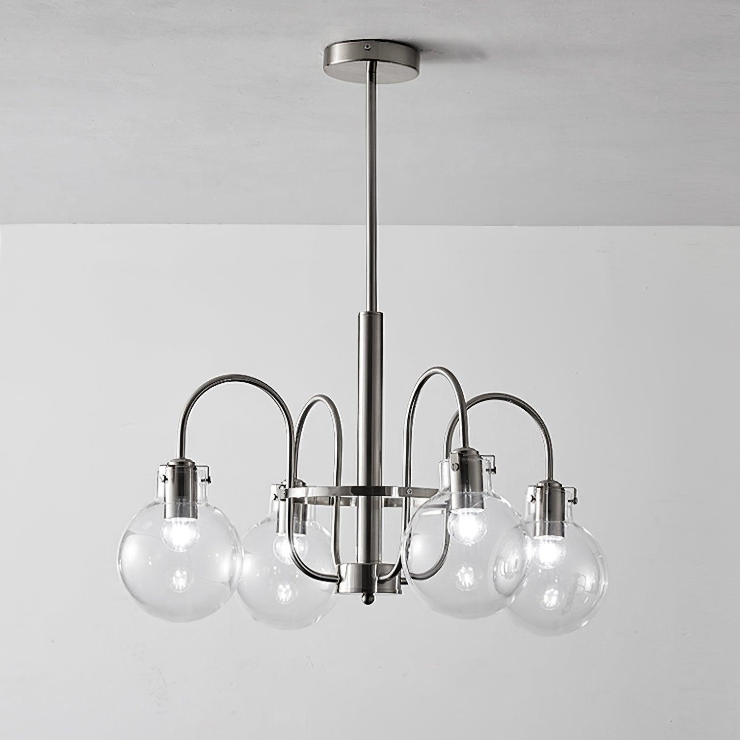 Hansford Chandelier 4 heads ? 25.6″ x H 15″ / Dia 65cm x H 38cm / Chrome Chandelier