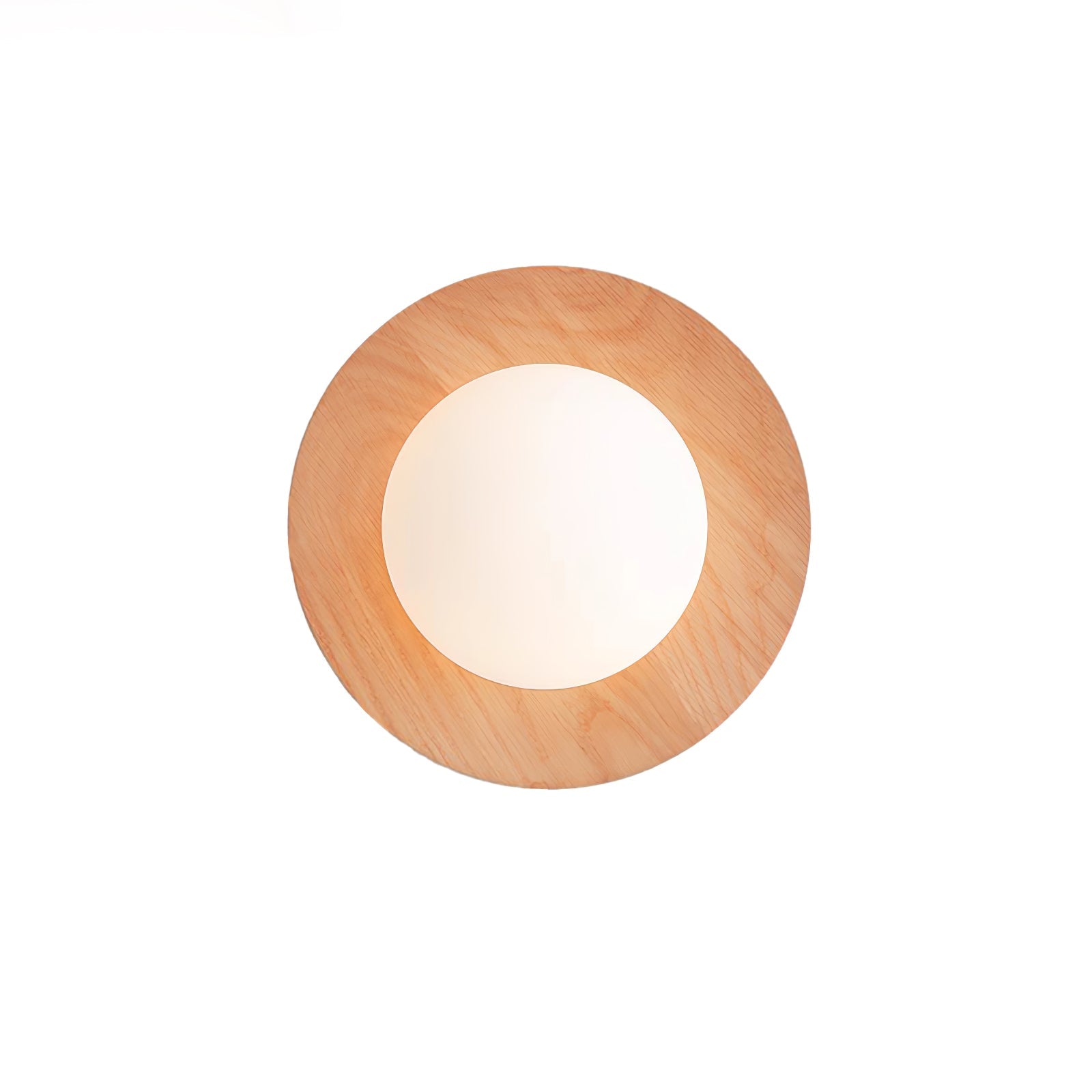 Harmonia Wooden Wall Light Dia 5.9″ x H 5.9″ / Dia 15cm x H 15cm / Nature oak Wall lamp