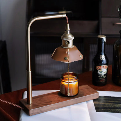 Harnik Retro Table Lamp L 9.8″ x W 7.1″ x H 12.6″ / L 25cm x W 18cm x H 32cm / Brown / US Plug Table lamp