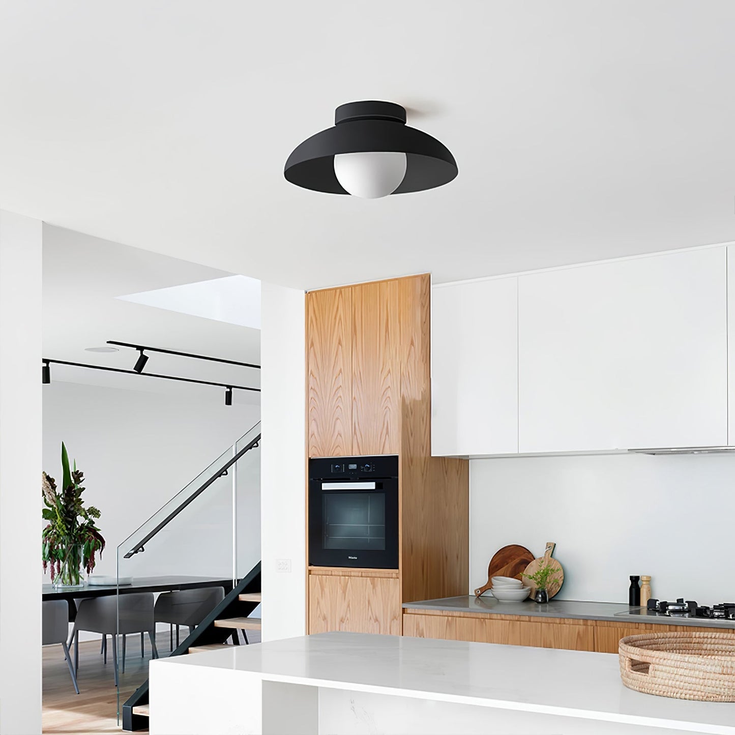 Harper Glass Dome Ceiling Lamp Ceiling lamp