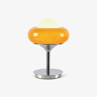 Harvey Table Lamp Dia 11″ x H 14.5″ / Dia 28cm x H 37cm / Chrome & Yellow / US Plug Table lamp