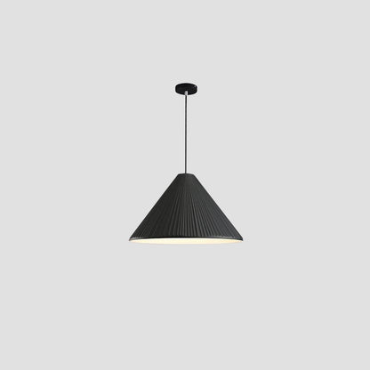 Hat Resin Pendant Lamp Dia 12.6 x H 59″ / Dia 32cm x H 150cm / Black / Warm Light Pendant light