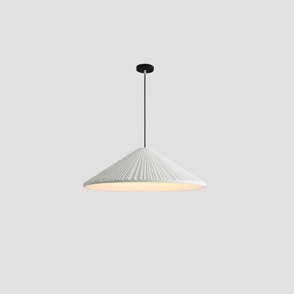 Hat Resin Pendant Lamp Dia 16.5 x H 59″ / Dia 42cm x H 150cm / White / Warm Light Pendant light