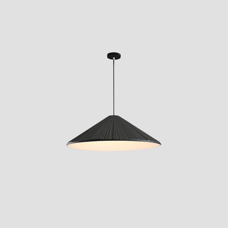 Hat Resin Pendant Lamp Dia 16.5 x H 59″ / Dia 42cm x H 150cm / Black / Warm Light Pendant light