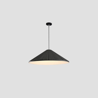 Hat Resin Pendant Lamp Dia 16.5 x H 59″ / Dia 42cm x H 150cm / Black / Warm Light Pendant light