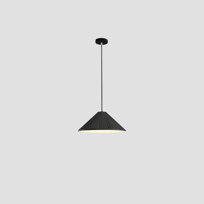 Hat Resin Pendant Lamp Dia 8.3 x H 59″ / Dia 21cm x H 150cm / Black / Warm Light Pendant light