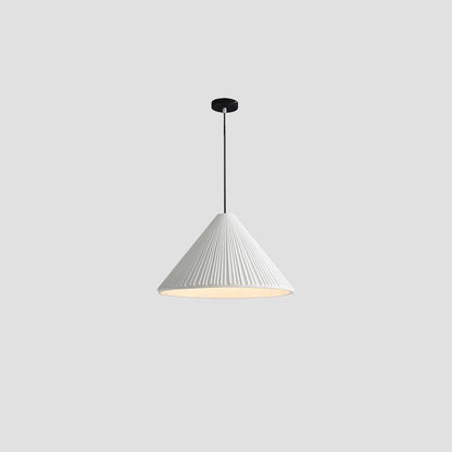 Hat Resin Pendant Lamp Dia 12.6 x H 59″ / Dia 32cm x H 150cm / White / Warm Light Pendant light