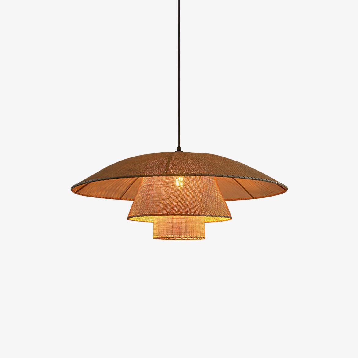 Hat Weave Rattan Pendant Lamp Pendant light