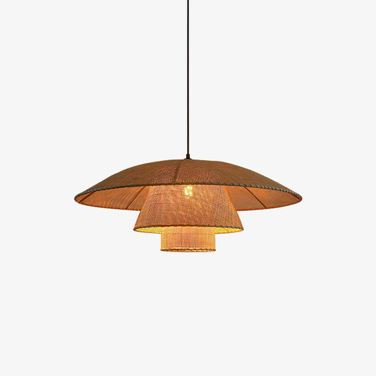 Hat Weave Rattan Pendant Lamp Pendant light