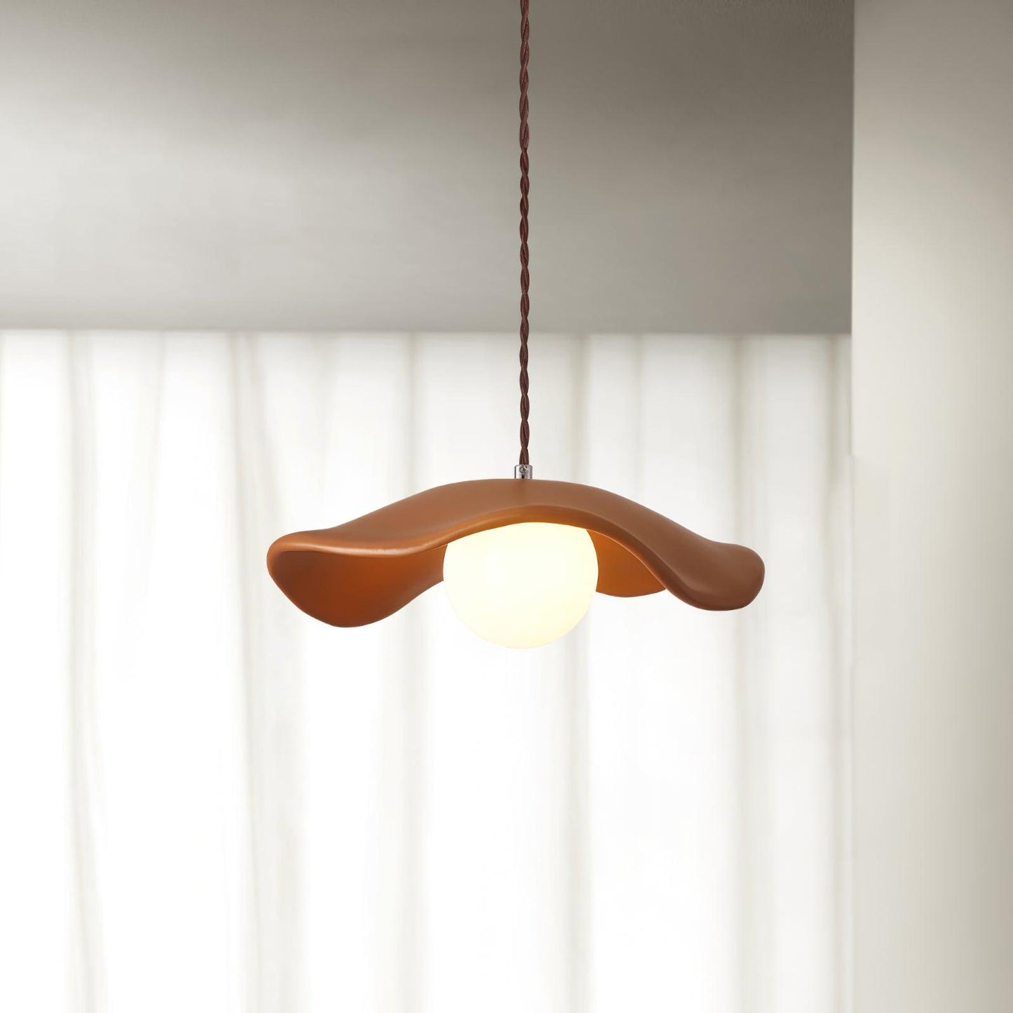 Hats Pendant Lamp Dia 13.7″ x H 3.9″/ Dia 35cm x H 10cm / Orange Pendant light