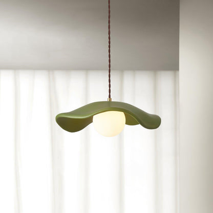 Hats Pendant Lamp Dia 13.7″ x H 3.9″/ Dia 35cm x H 10cm / Green Pendant light