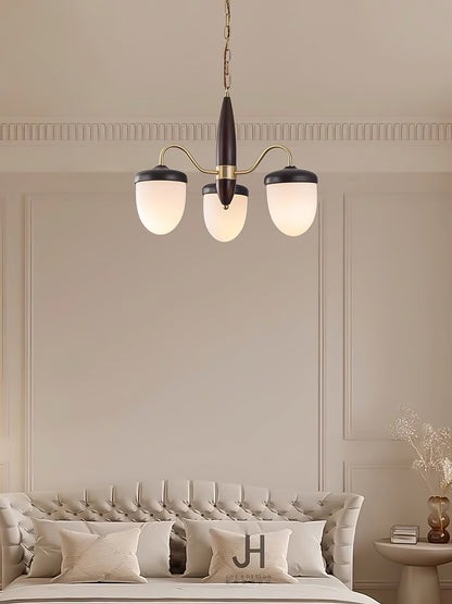 Hazelnut Branch Chandelier Chandelier