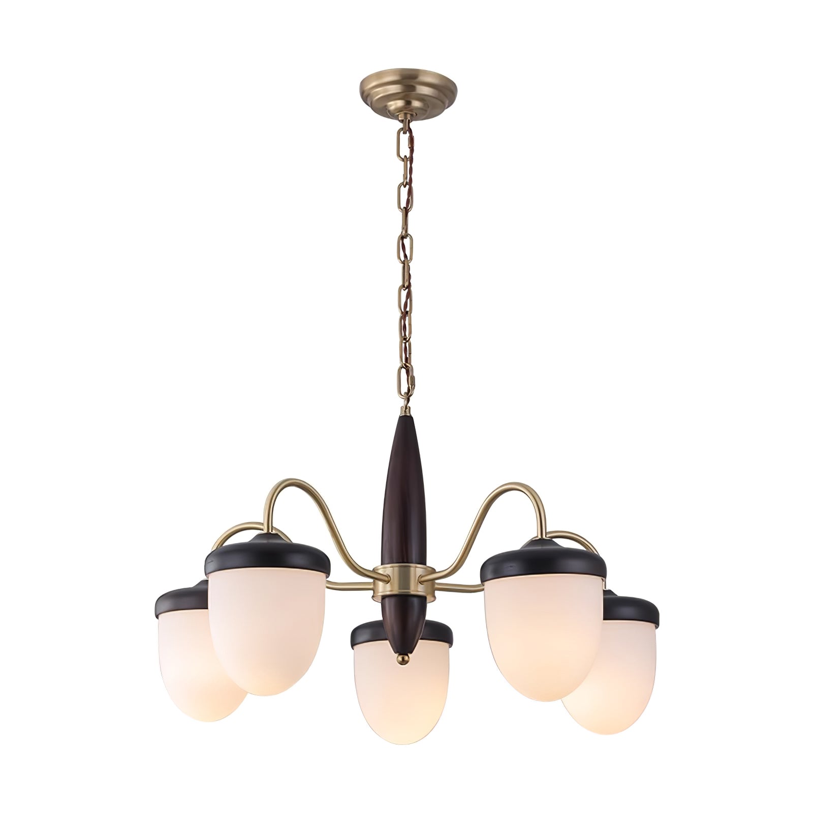 Hazelnut Branch Chandelier Chandelier