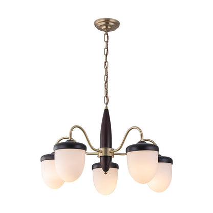 Hazelnut Branch Chandelier Chandelier