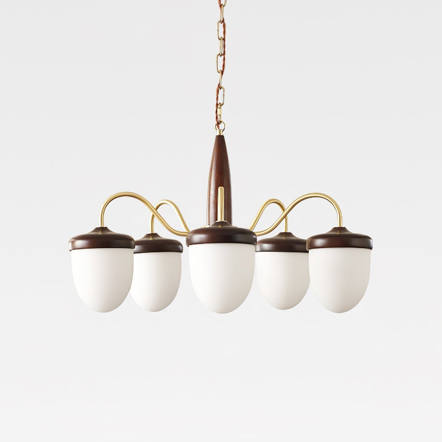 Hazelnut Branch Chandelier Chandelier