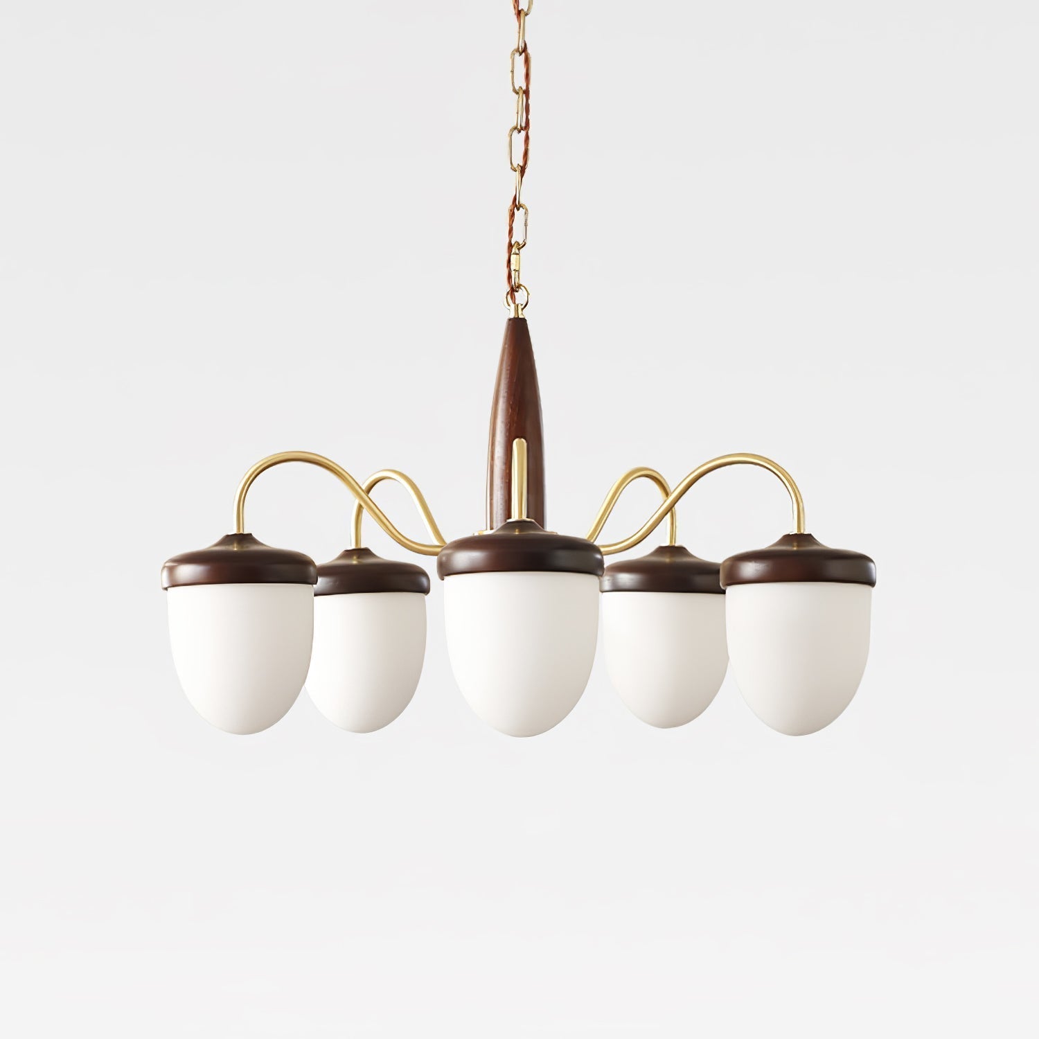 Hazelnut Branch Chandelier Chandelier