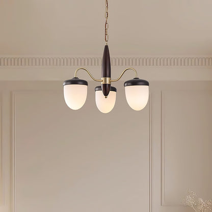 Hazelnut Branch Chandelier Chandelier