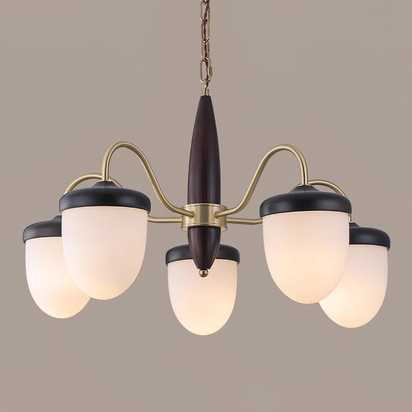 Hazelnut Branch Chandelier Chandelier