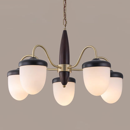 Hazelnut Branch Chandelier Chandelier