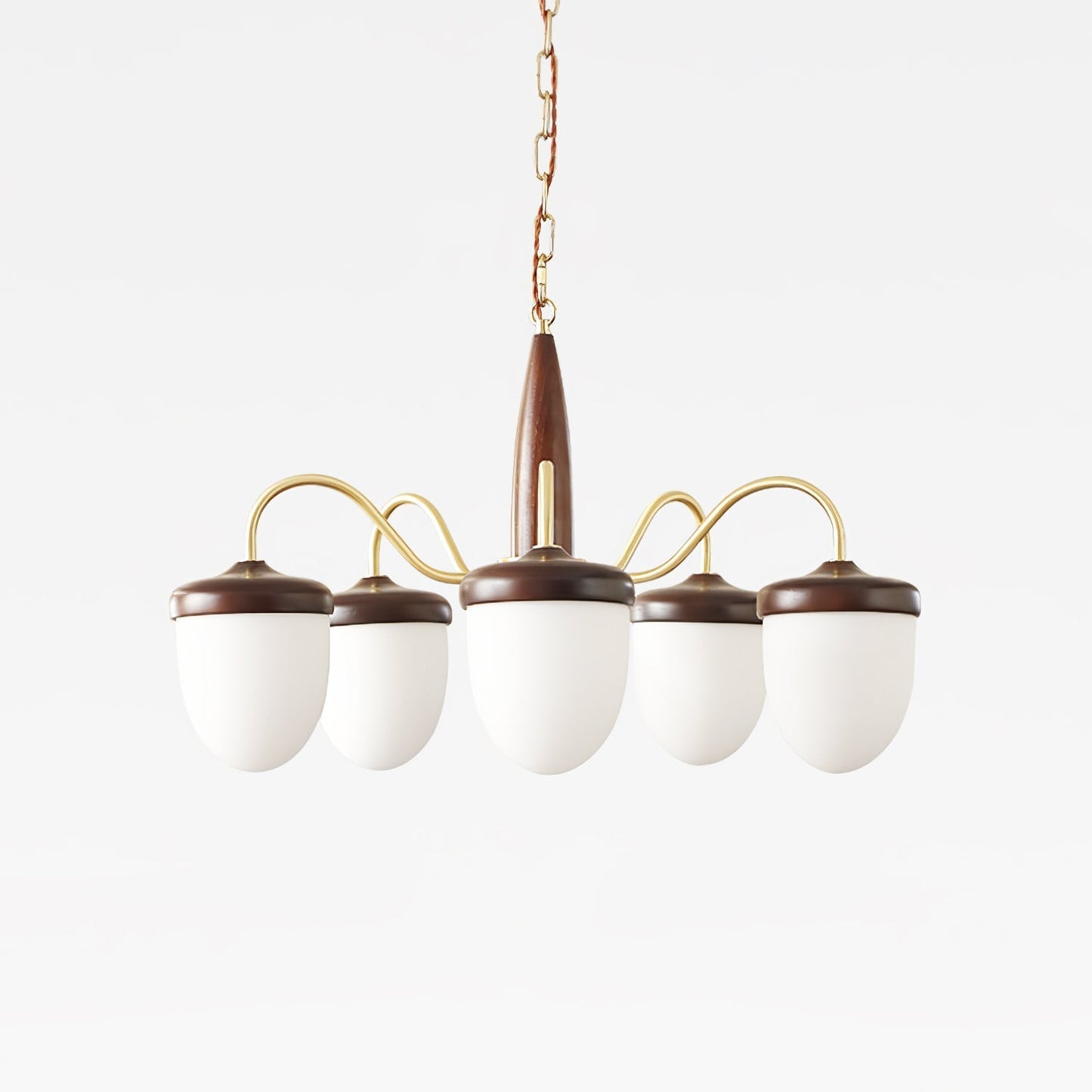 Hazelnut Branch Chandelier Chandelier