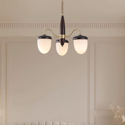 Hazelnut Branch Chandelier Chandelier