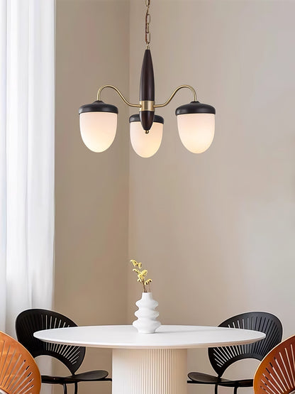 Hazelnut Branch Chandelier Chandelier