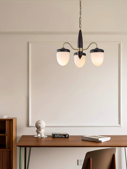 Hazelnut Branch Chandelier Chandelier