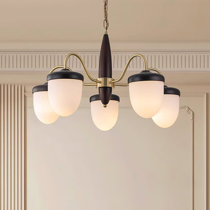 Hazelnut Branch Chandelier Chandelier