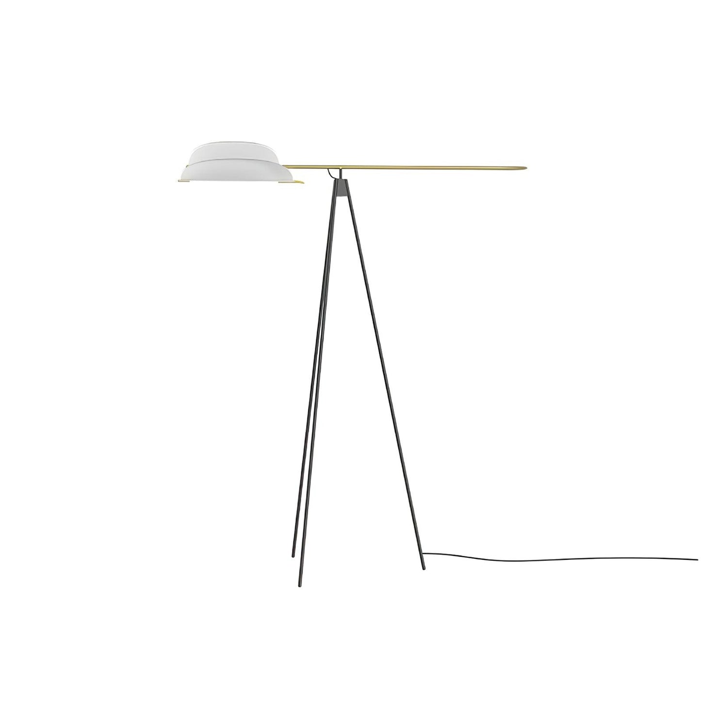 Heart Wing Tripod Floor Lamp Dia 23.6″ x H 66.9″ / Dia 60cm x H 170cm / Gold & Black & White / US Plug Floor lamp