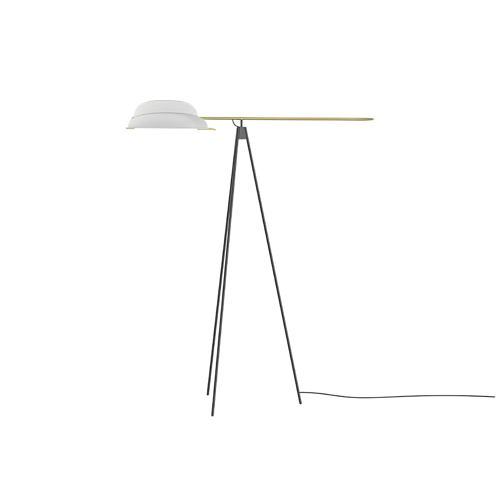 Heart Wing Tripod Floor Lamp Dia 23.6″ x H 66.9″ / Dia 60cm x H 170cm / Gold & Black & White / US Plug Floor lamp