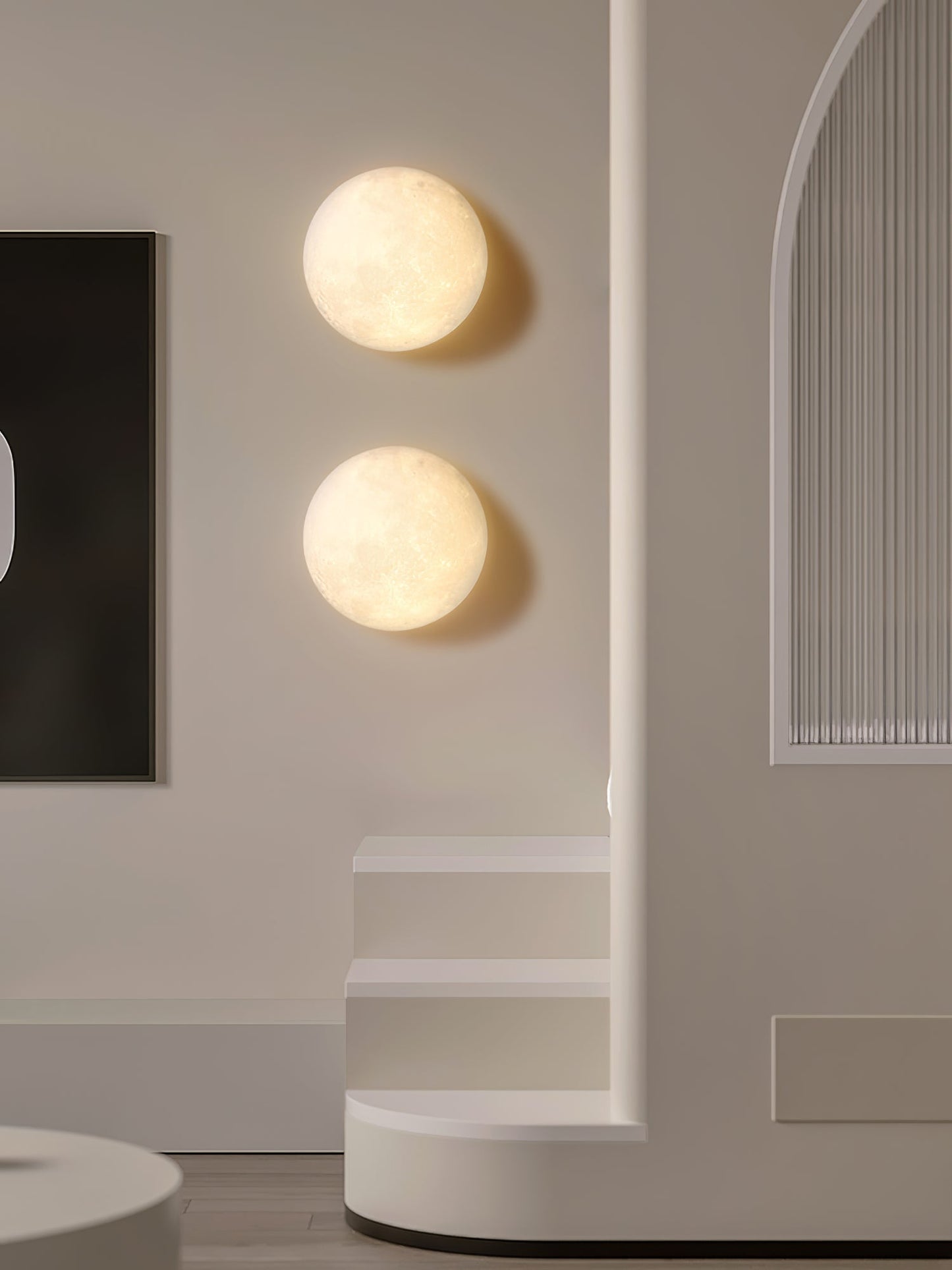 Moon 3D Wall Lamp Wall lamp