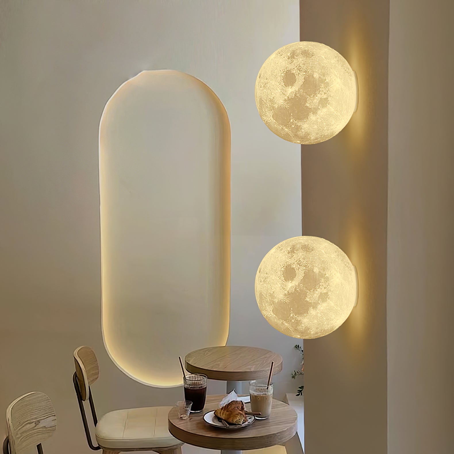 Moon 3D Wall Lamp Wall lamp