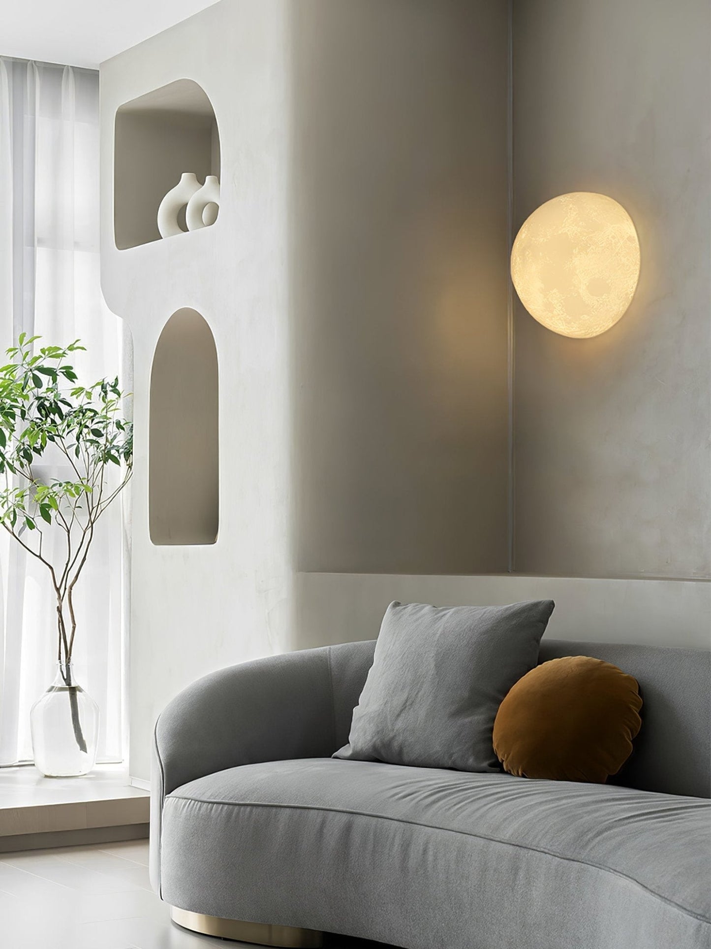 Moon 3D Wall Lamp Wall lamp