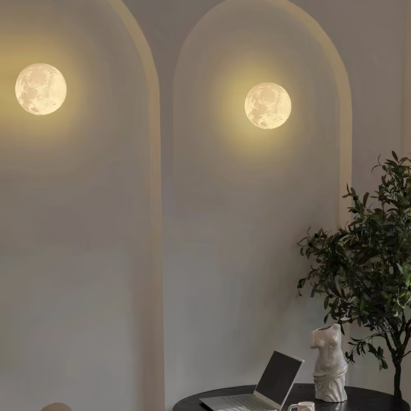 Moon 3D Wall Lamp Wall lamp