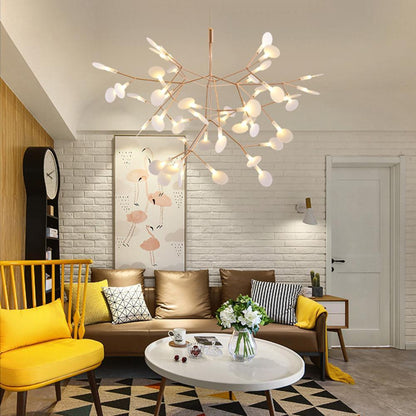 Rose Gold Firefly LED Chandelier Chandelier