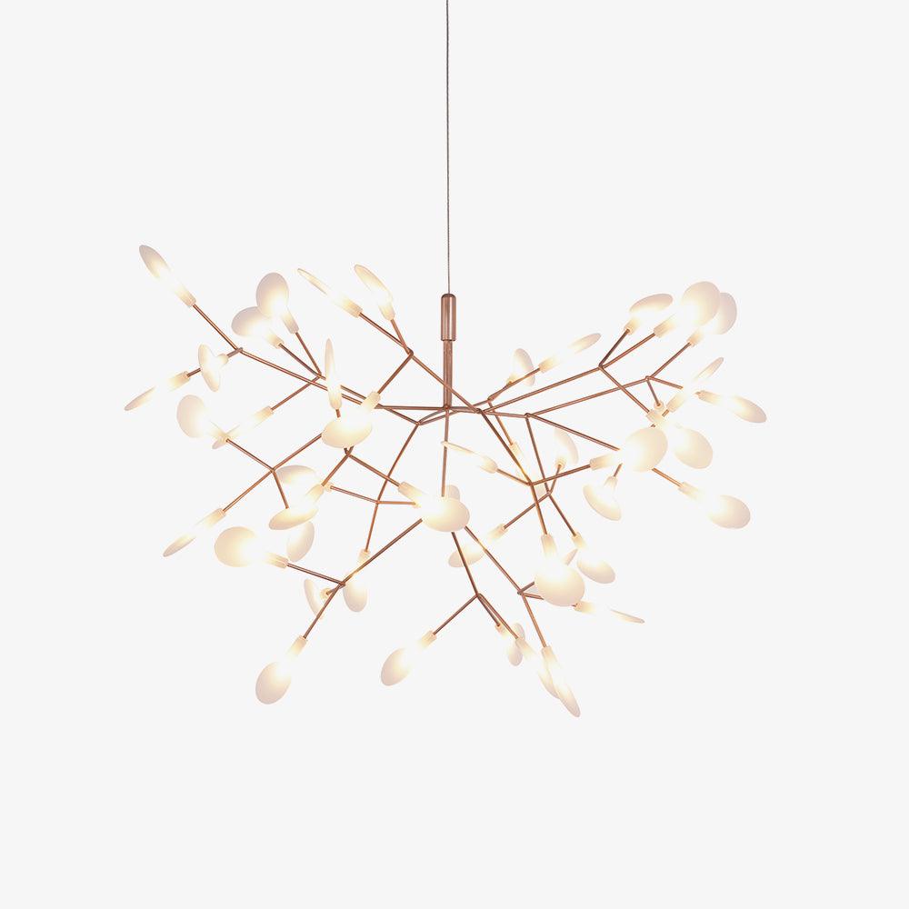 Rose Gold Firefly LED Chandelier Chandelier