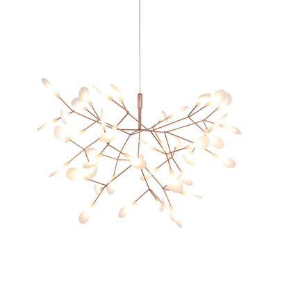 Rose Gold Firefly LED Chandelier 45heads Rose gold Dia 72cm / ? 28.3″ / Warm Light / Wall switch Chandelier