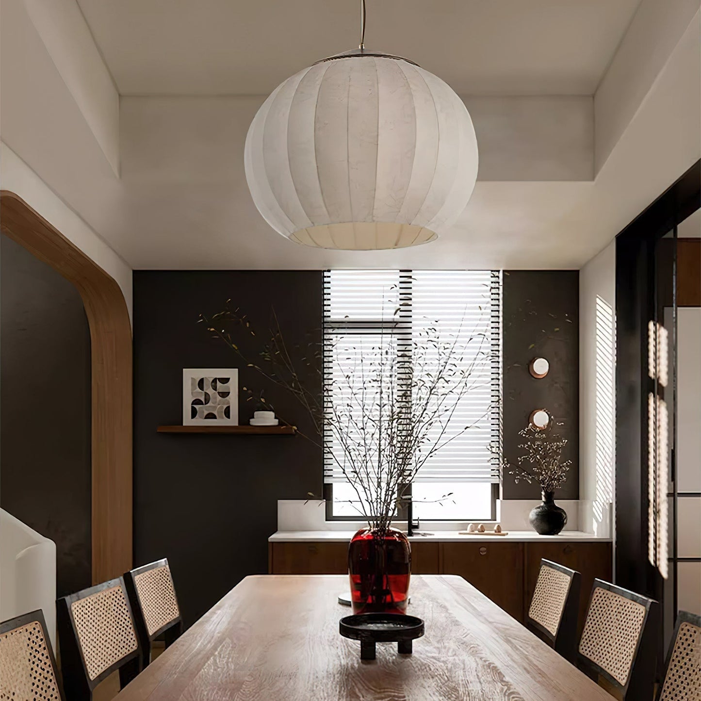Heritage Lantern Pendant Lamp ? 15.7″ x H 13.4″ / White & Gold Pendant light
