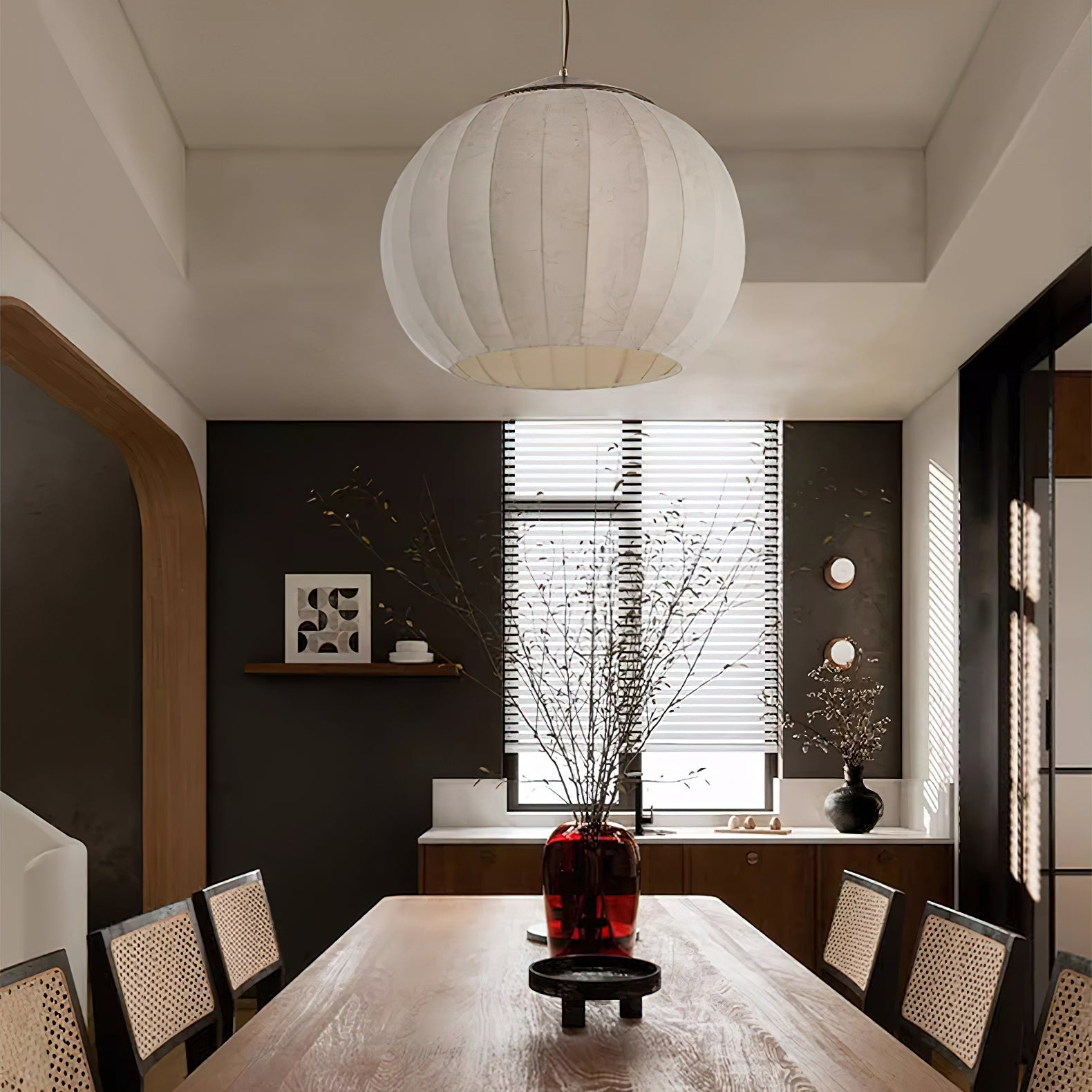 Heritage Lantern Pendant Lamp ? 15.7″ x H 13.4″ / White & Gold Pendant light