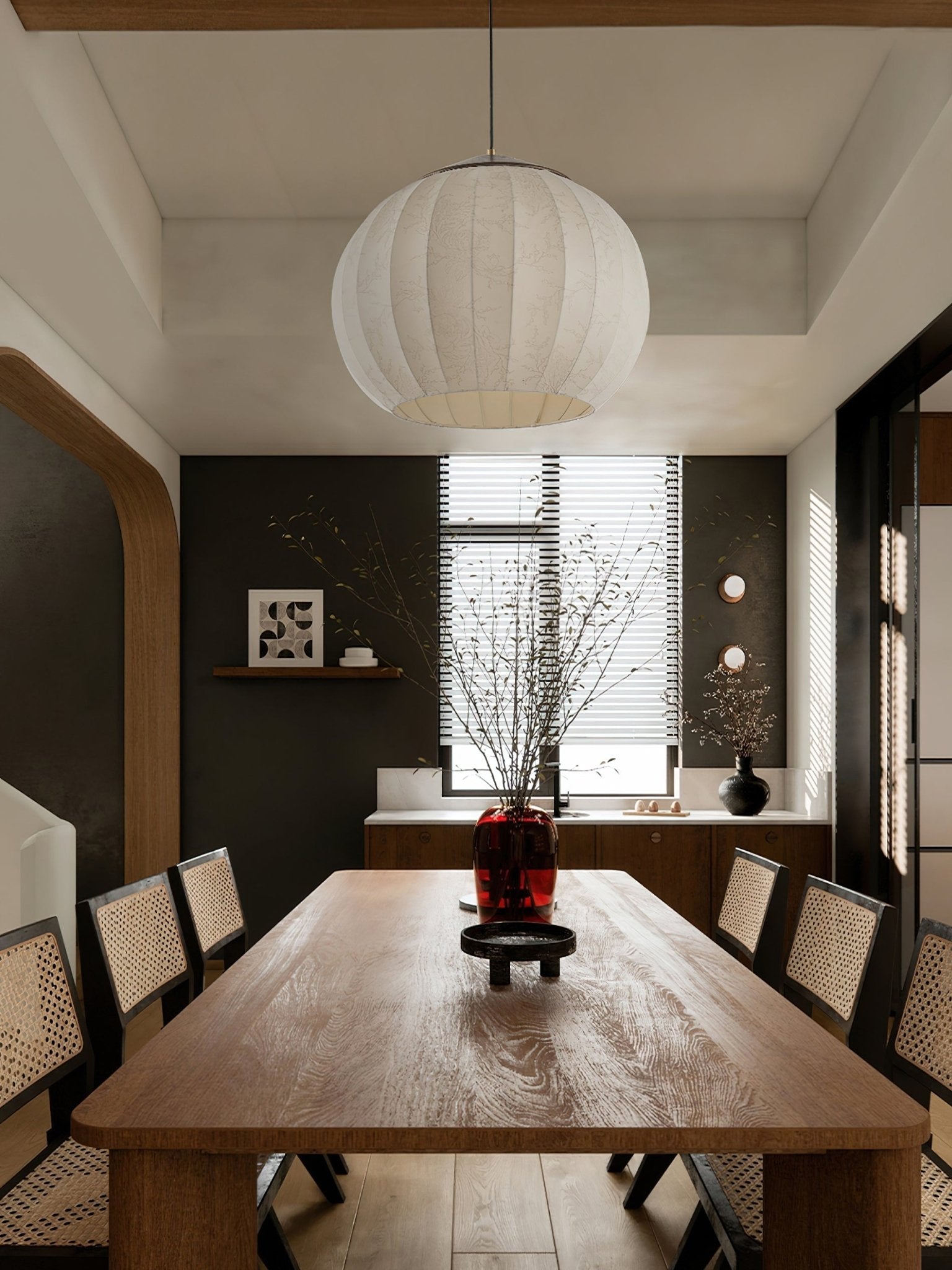 Heritage Lantern Pendant Lamp ? 15.7″ x H 13.4″ / White & Gold Pendant light